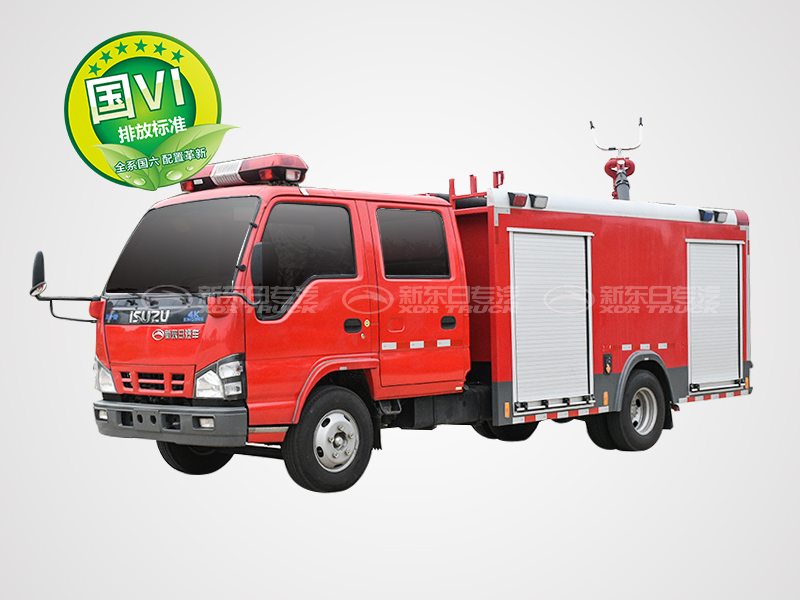 新東日牌 國(guó)六五十鈴600P泡沫消防車(chē)