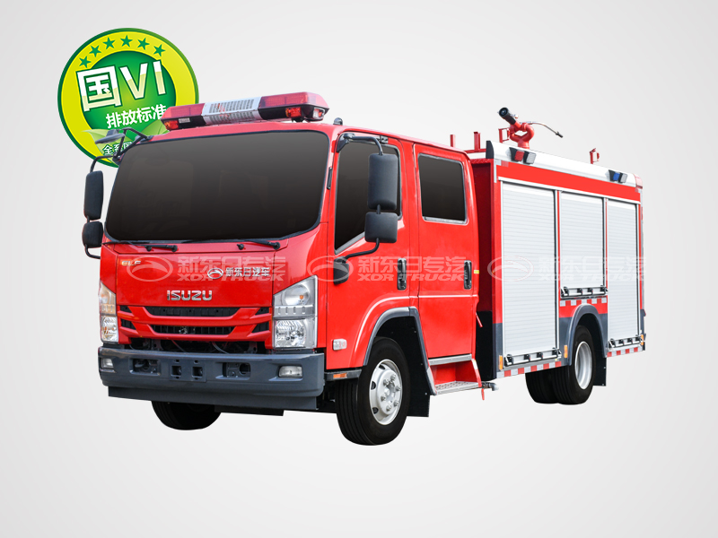 新東日牌 國(guó)六 五十鈴700P內(nèi)藏罐水罐泡沫消防車(chē)
